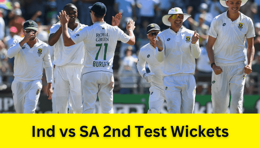 Ind vs SA 2nd Test Wickets